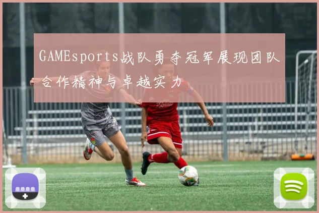 GAMEsports战队勇夺冠军展现团队合作精神与卓越实力